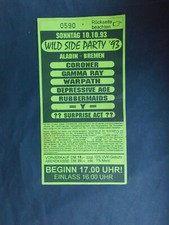 Ticket Wild Side Party 1993