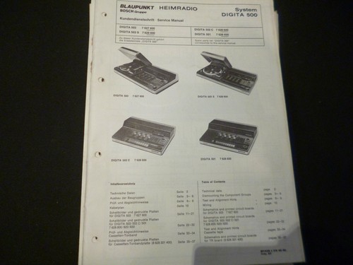 Original service manual - original,