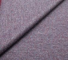Weinrot Blau Wollstoff Tweed