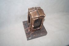 Grablampe, Grableuchte, Grablaterne aus Bronze Schneider  #131 mit Sockel L27