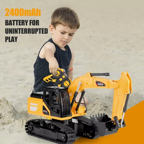 Bagger ferngesteuert mit leds - bagger,