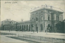 Ansichtskarte Bahnhof Lauda