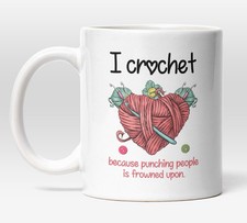 I Crochet Mug - Lustige