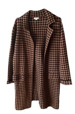 Damenmantel Knielang - Neu - Fb. Rehbraun/ schwarz