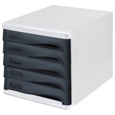 helit Schubladenbox  schwarz