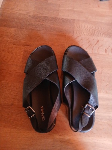 Damen sandale 40 schwarz - gr., 40,