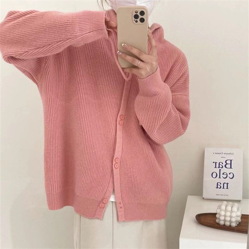 Damen grob strickjacke mantel - damen,