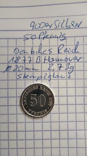Pfennig 1877 hannover - 50,
