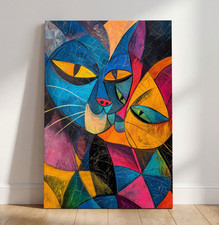 Abstrakte Katzekunst