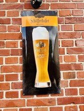 ?Original Lot schön altes Emailschild Schöfferhofer Weizen Brauerei Bier 80x35