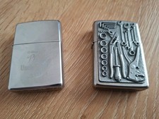 2 gebrauchte zippo feuerzeuge