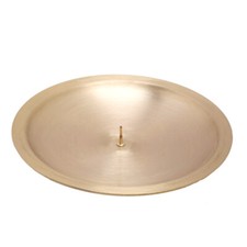 Kerzenteller Ø12,5cm Gold