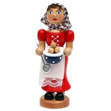 Holz Räucherfrau "Kloßfrau"