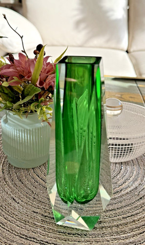 Murano glas blockvase - murano,