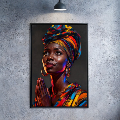 Afrikanische frau mit tränen - mit,