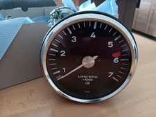 Oldtimer Drehzahlmesser  VDO / Porsche 115mm mit Chromring