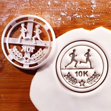 10K Laufmedaille Ausstecher -