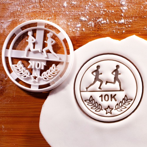 10k laufmedaille ausstecher - 10k,