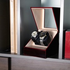 Automatik Uhrenbeweger für 4 Uhren Uhrenbox Uhrenkasten Watch Winder Display DE