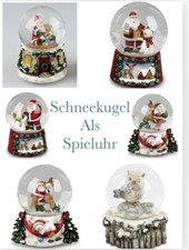 Schneekugel als Spieluhr sort