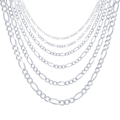 14k weißgold massiv figaro - 14k,
