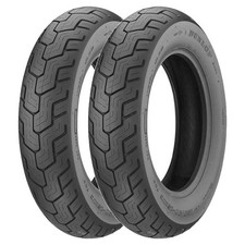 PAAR MOTORRADREIFEN DUNLOP 130/90-16 67H D404 (X) DOT 2022 + 180/70-15 76H D404