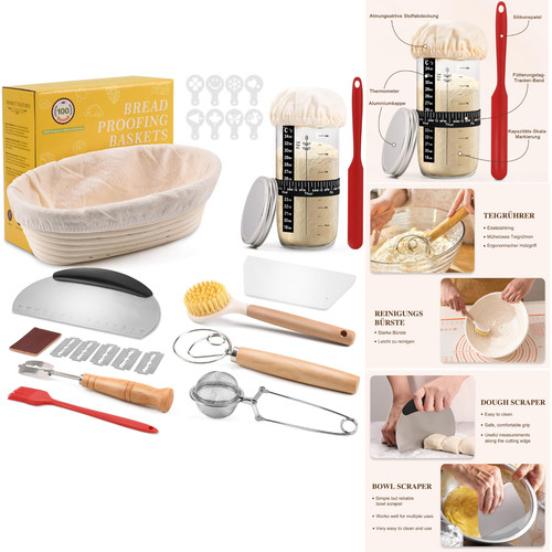 Sauerteigstarter set teile - set, 11