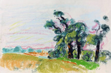 Wilhelm Geyer. Pastell: Im