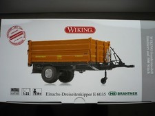 Wiking 877401 EINACHS-DREISEITENKIPPER E 6035 "BRANTNER" 1:32 NEU OVP--