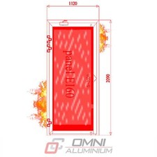 Brandschutz Türen Büro Halle T60 = Ei60 Brandschutztür Aluminiumtüren auf Maß 