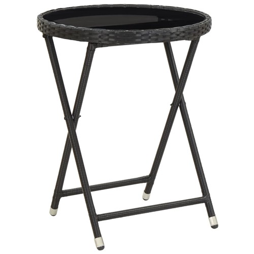 Beistelltisch 60cm poly rattan - 60cm,