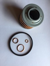 MZ MuZ SM 125 Ölfilter mit Ölfilterdeckel Dichtung & Cu für Ablassschrauben .