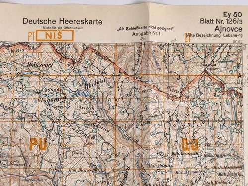 Deutsche heereskarte 1943 - deutsche,
