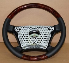Lenkrad  Wurzelholz Leder Mercedes W201 W124  Fahrzeuge OHNE AIRBAG 1990 - 1995