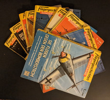 FLIEGERGESCHICHTEN Sonderband * Konvolut  9 Romanhefte Moewig 1950er CHEAPO