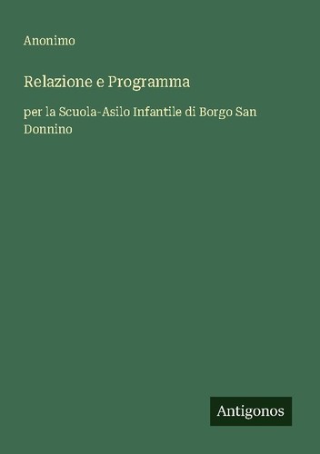Relazione programma anonimo - e,
