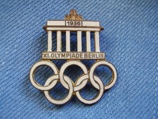 Anstecknadel Olympiade 1936 Berlin XI. Olympische Sommerspiele Olympia Germany