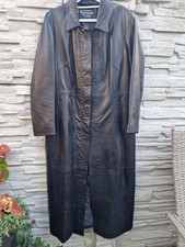 NEU Oceanic Leather butterweicher Echtleder-Mantel Ledermantel L/XL schwarz Lamm