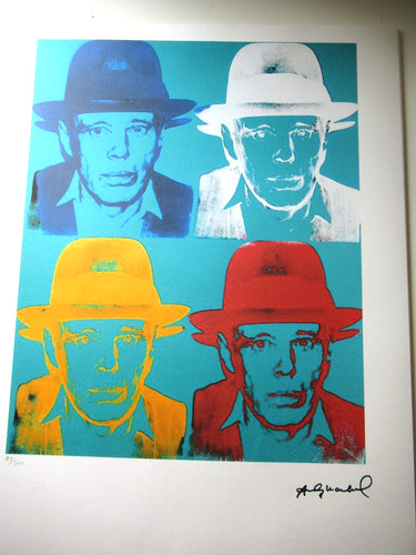 Warhol litographie - a., warhol: