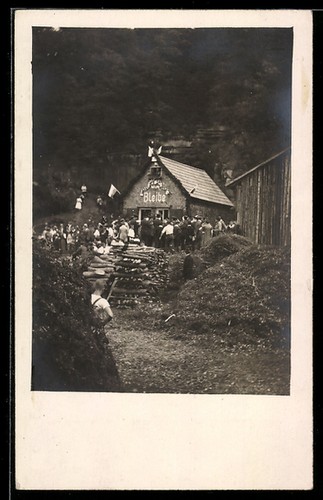 Foto miltenberg am haus - foto-ak,