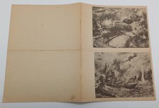 C7443/ 4 Ansichtskarten zum Raustrennen Flugzeuge 2. Weltkrieg va.1942