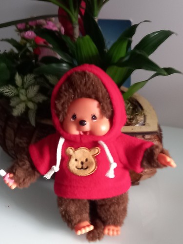 Monchhichi kleidung rot gr - monchhichi,