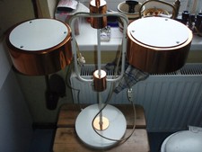 Schreibtisch Lampe  Stehlampe DDR Bauhaus Metall