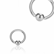 Piercing silber klemmring - piercing,