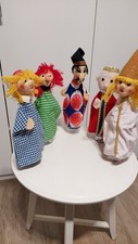 Figuren-Set Kaspertheater 5 Handpuppen, wenig bespielt, neuwertig