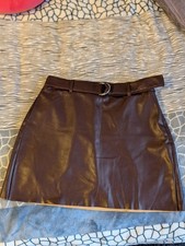 Damen Lederrock, Kunstleder