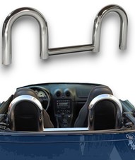 Überrollbügel für Mazda MX-5 NA & NB Model B (1989-1997) Chrom