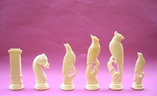 Seltene Bein Schachfiguren