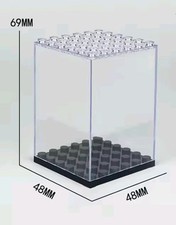 ✅ Acryl-Vitrine für z.B LEGO® Minifiguren, Display Case mit Platte / Inkl. Plate