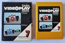 SABA VIDEOPLAY - Videocart 7 AUTORENNEN - System Fairchild, Vintage Game um 1976